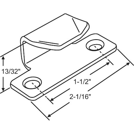 Strybuc COM HOPPER KEEPER WHITE 50-814-3